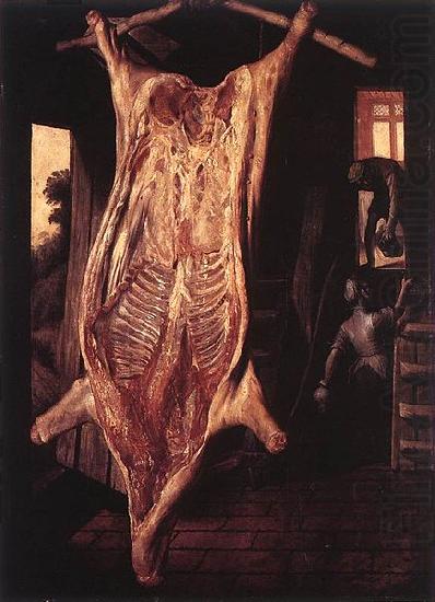 Joachim Beuckelaer Slaughtered Pig china oil painting image